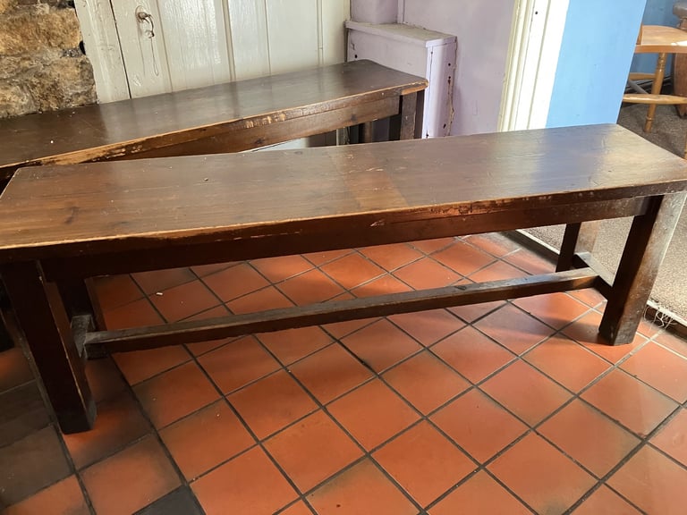 Pub style benches 