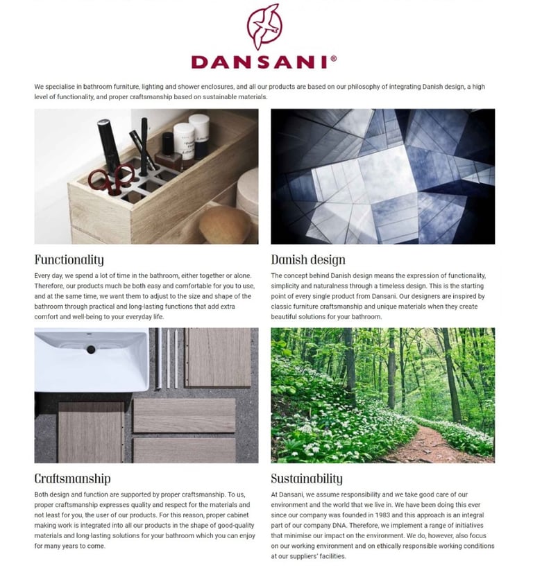 Dansani YOU! Urban 160cm set inc LED Mirror & Storage Bespoke Blue rrp £11163