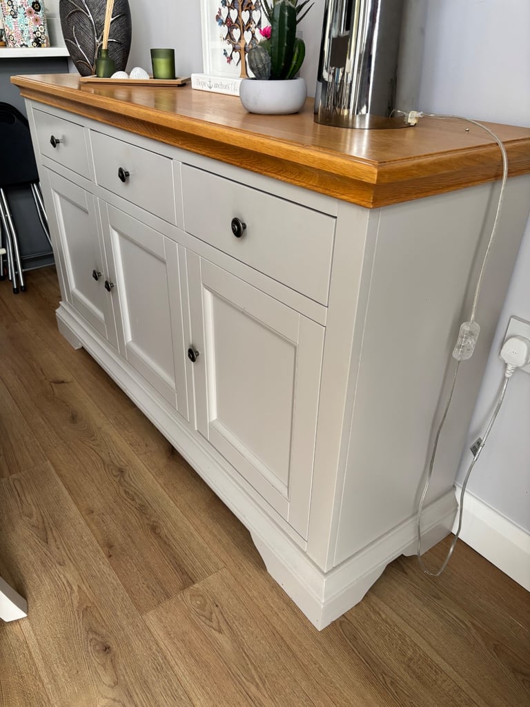 image for Dining Table, 6 Chairs and Matching Sideboard