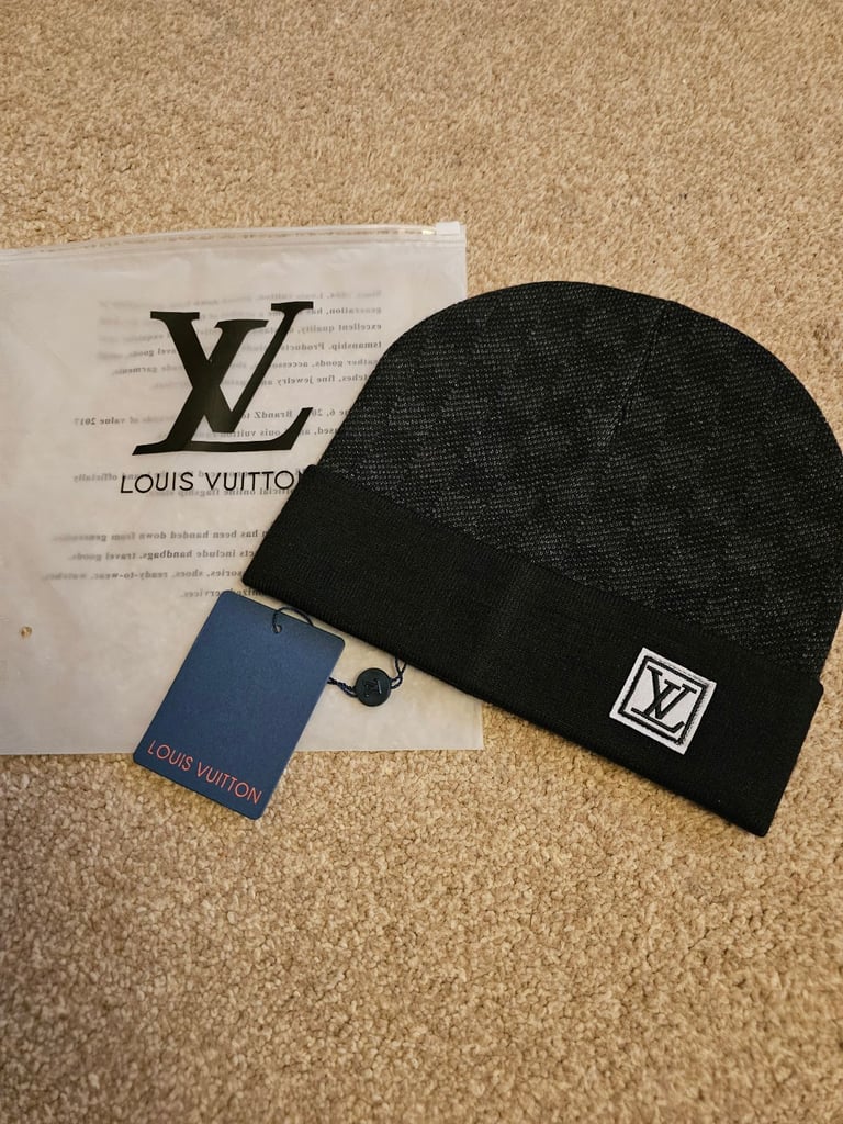 image for Black louis vuitton beanie