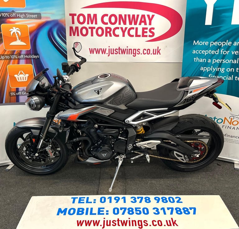 TRIUMPH STREET TRIPLE 765 RS, 2023(23), 10,107 MILES, FSH, IMMACULATE, £7995