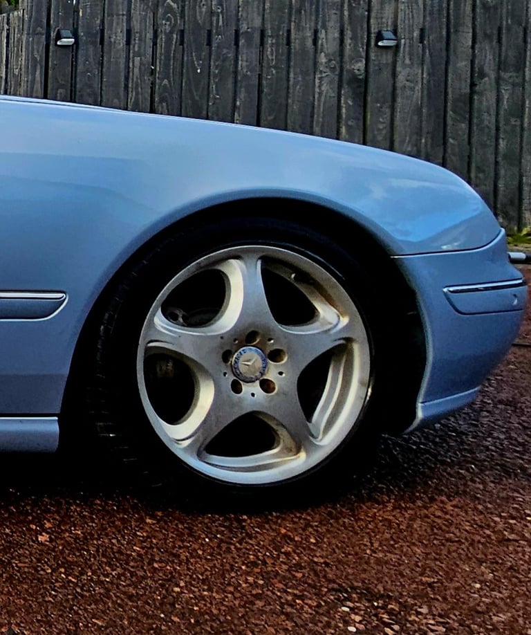 GENUINE OEM MERCEDES CL / S CLASS 18” STAGGERED 5x112 ALLOY WHEELS + TYRES