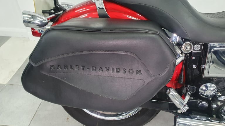 Harley-Davidson FXDL Dyna Low Rider, Candy Custom Red, Extensive Accessories 