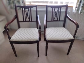 Pair of cava dining chairs