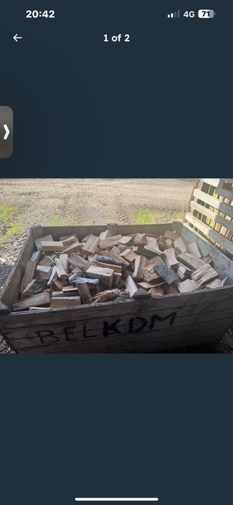 image for Tattie box of hardwood logs 🪵 - Ready to burn 🔥