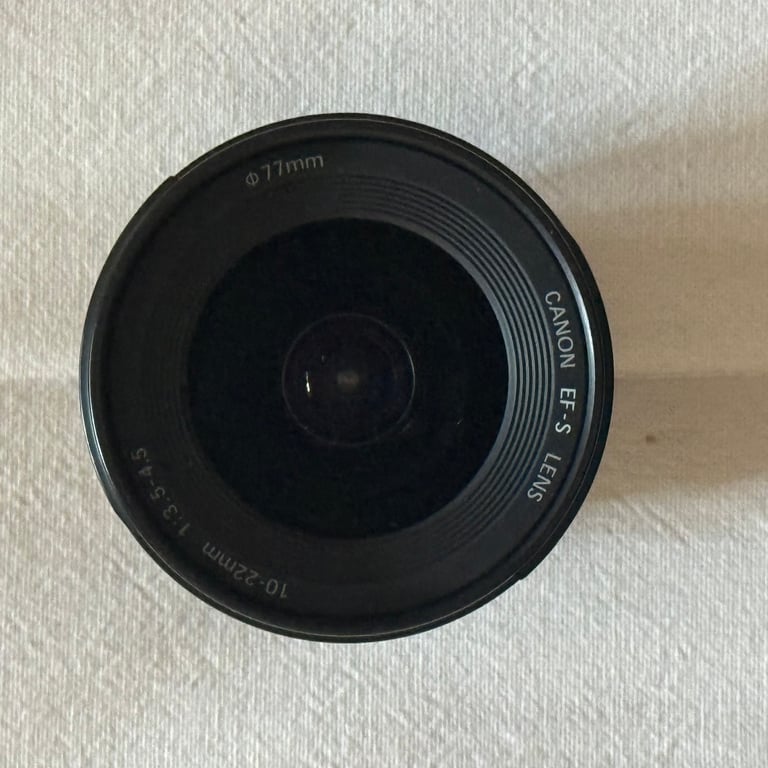 Canon Ultrasonic wide angle lens EF-S 10-22mm f/3.5-4.5 USM. 