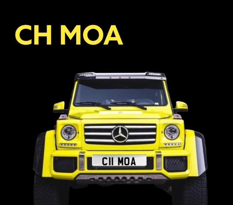 MO PRIVATE NUMBER PLATES.
