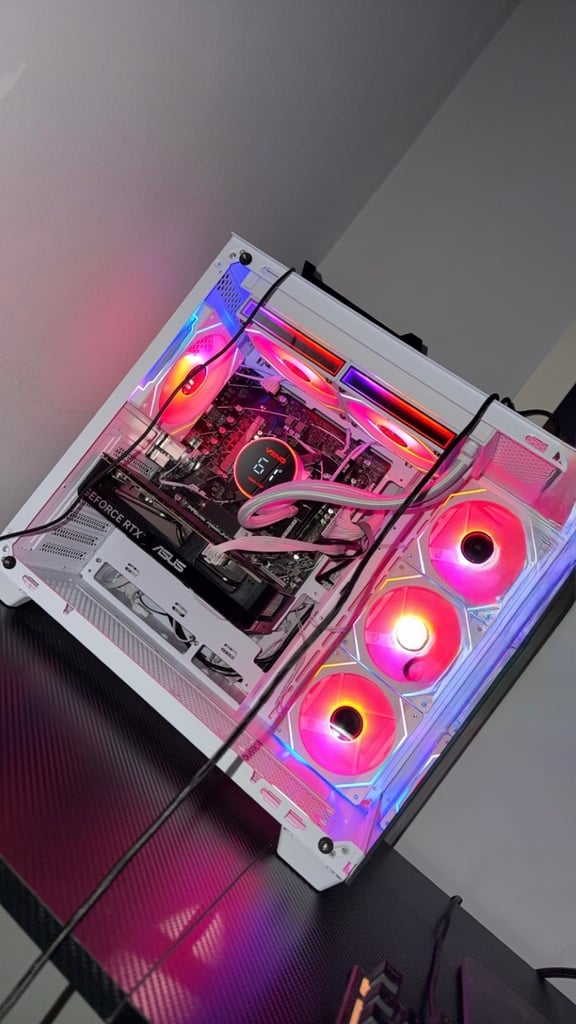 image for Nemesis White - AMD Ryzen 5 7500F DDR5 16GB RAM Dual GeForce RTX 5060 8GB RAM