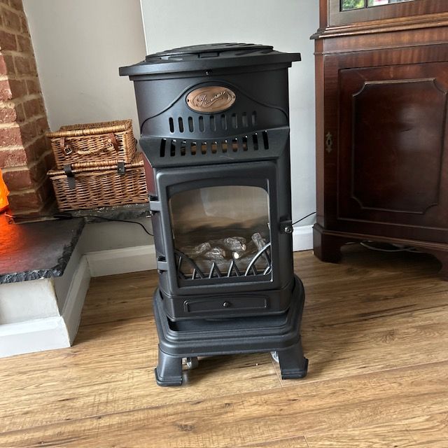 image for Provence 3400W Portable Gas Heater in Matt Black