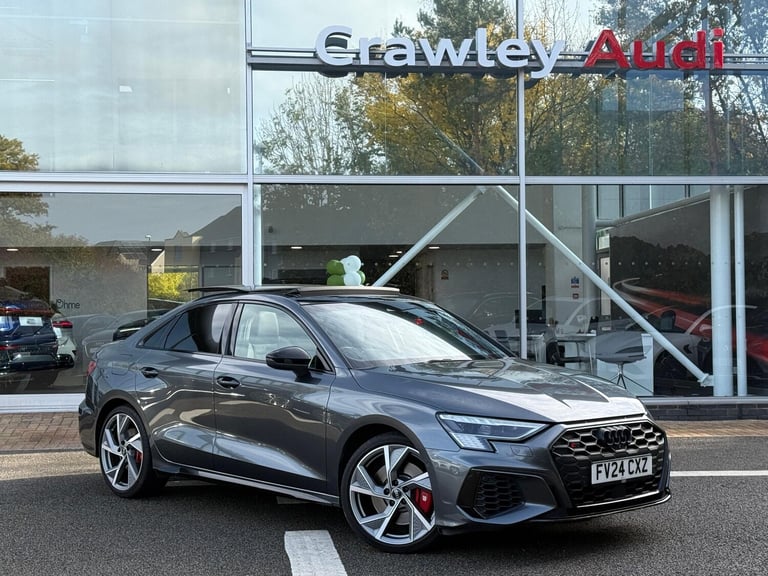 image for 2024 Audi S3 2.0 TFSI Black Edition Saloon 4dr Petrol S Tronic quattro Euro 6 (s/s) (310 SALOON P...