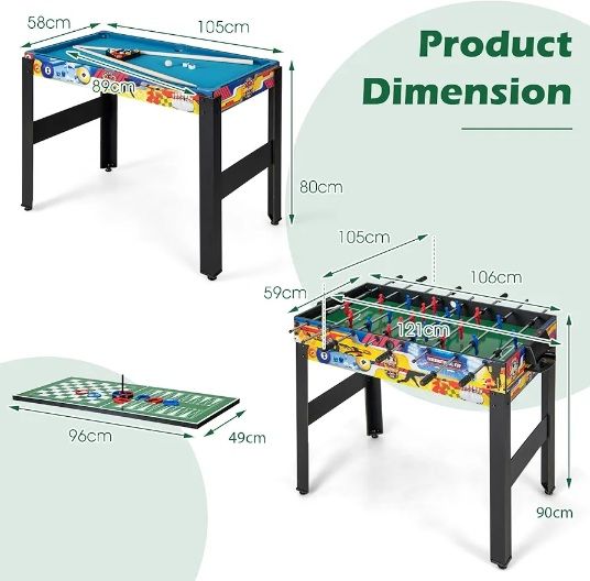12-in-1 combo costway game table.