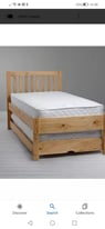 John Lewis The Basics Woodstock Trundle Guest Bed, Pine