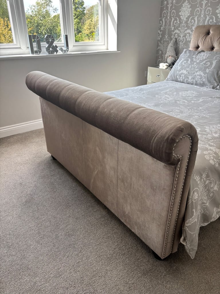Next Double Sleigh Bed 