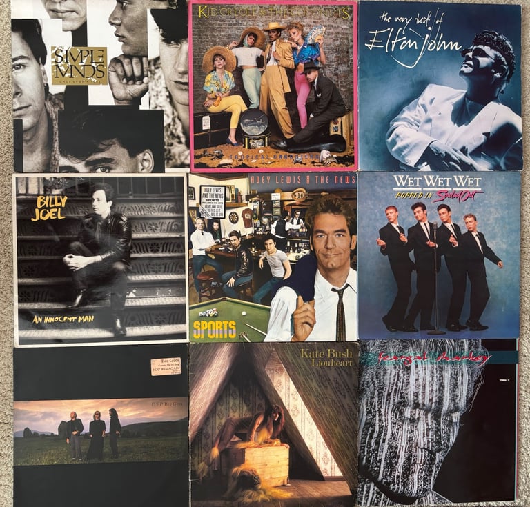 24 vinyl albums from 70 & 80 some crackers 