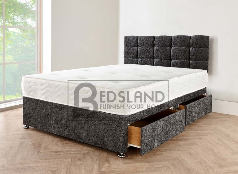 FLASH SALE - DIVAN DOUBLE SIZE BED - FREE HOME DELIVERY