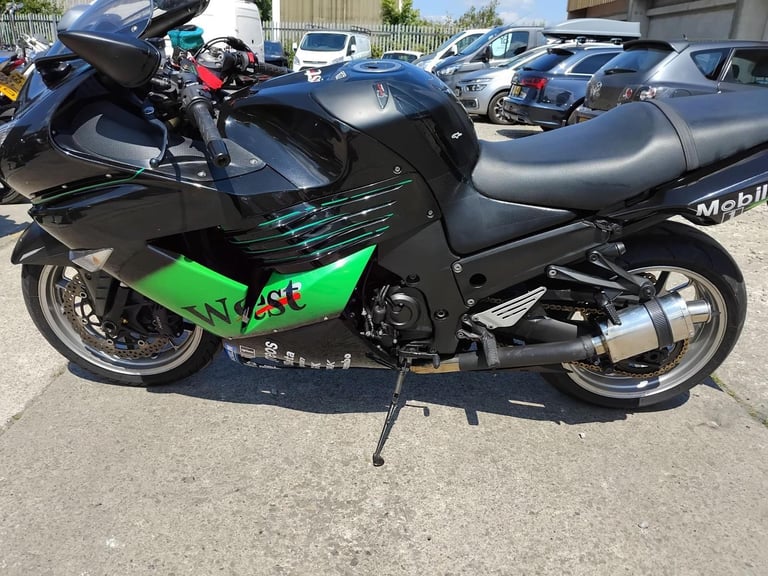 2008 08 KAWASAKI ZX 1400 D8F ABS ZZR1400 BLACK 26k MILES HYPER SPORTS TOURER