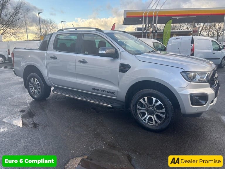 2020 Ford Ranger 2.0 EcoBlue Wildtrak in silver, 56,000 miles, 2 owners, Euro 6 ULEZ, 4x4, a PICK...