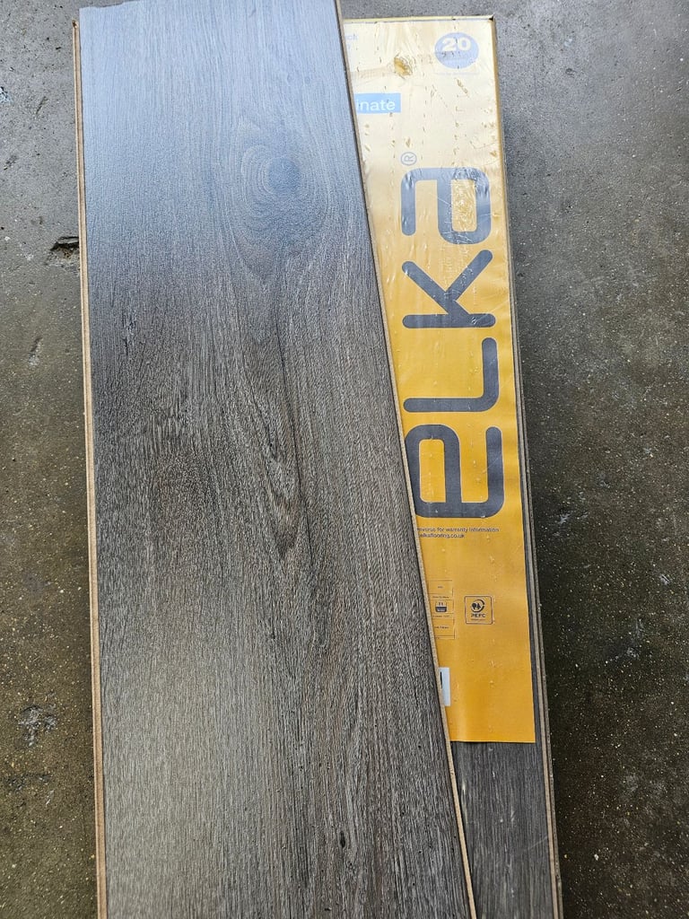 Medium grey laminate flooring 