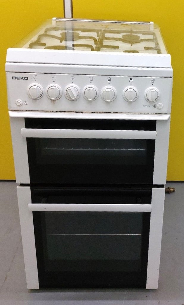 Beko 50cm Twin Cavity Gas Cooker