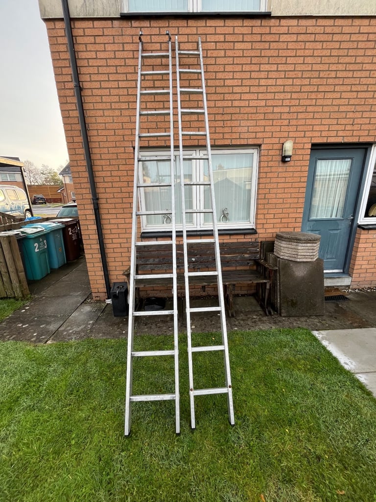 7.3 meters youngman double extension ladder