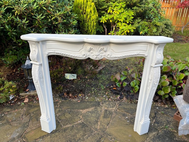 Louis Oak Fireplace Mantle & Surround