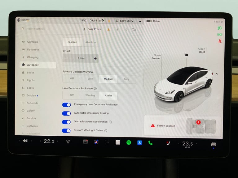 2022 Tesla Model 3 Saloon 4dr Electric Auto RWD (241 bhp) - AUTO PARK - LED - REVERSE CAM Saloon ...