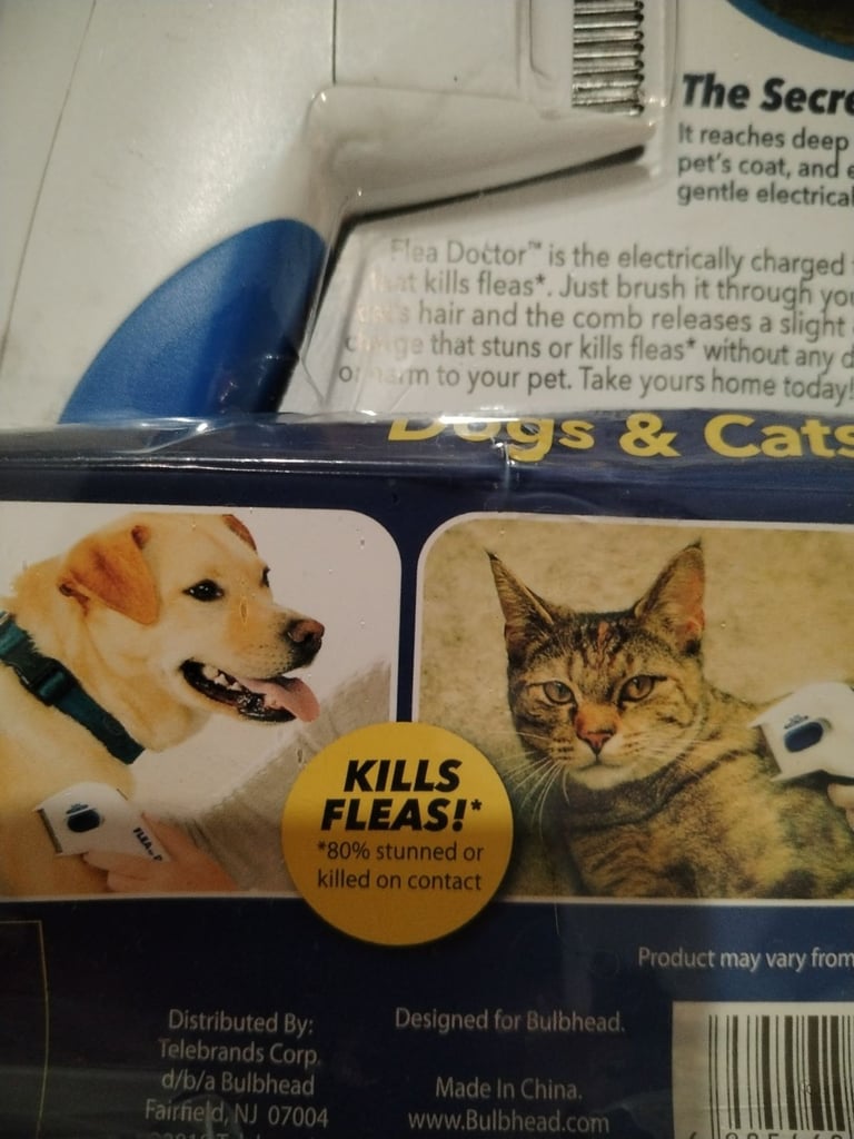 Pet flea treatment machine kills fleas 