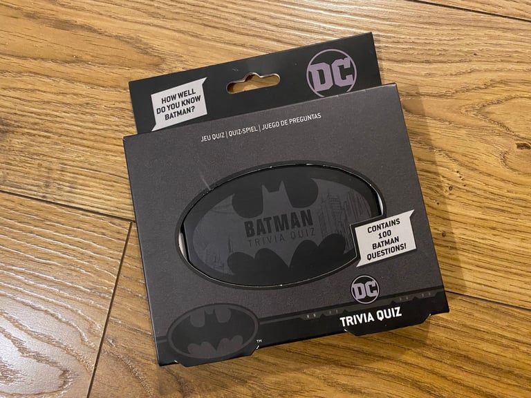 NEW BATMAN TRIVIA QUIZ + NEW STAR WARS TRIVIA QUIZ : BOTH FOR £5 