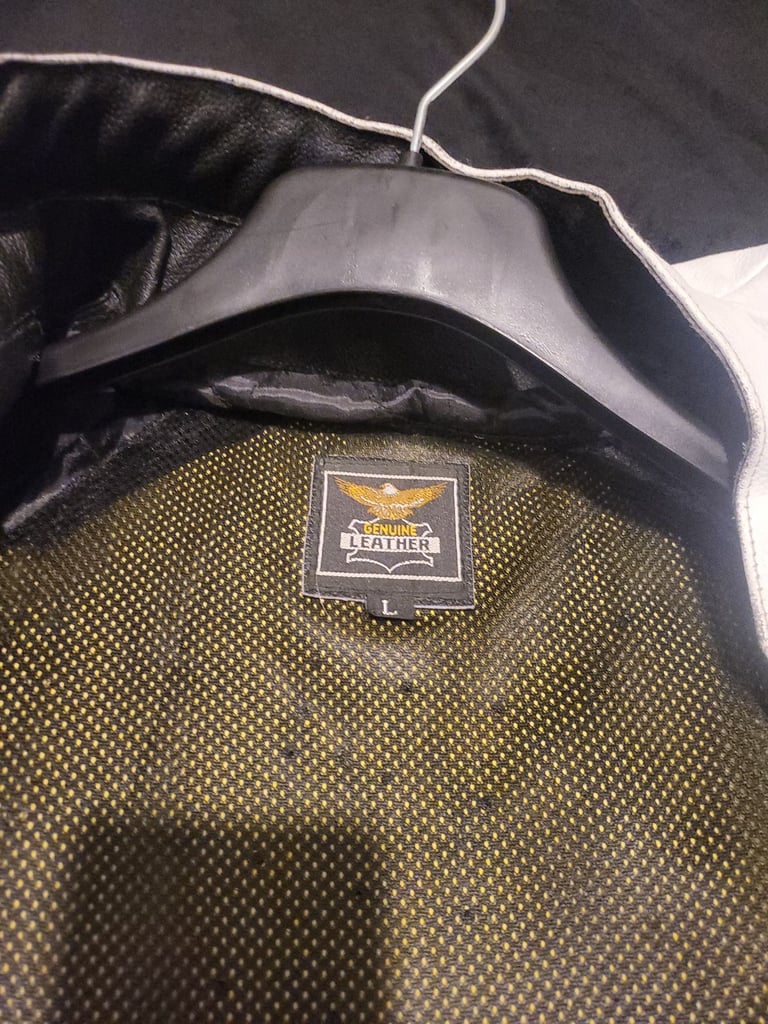 R6 yamaha leather jacket genuine
