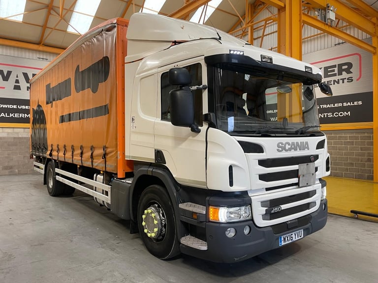 SCANIA P250 *EURO 6* 18 TONNE 4X2 CURTAINSIDER - 2016 - WX16 YVU