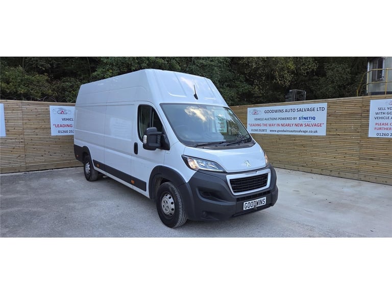 image for 2023 PEUGEOT BOXER PROFESSIONAL PREM+ 435 L4 H2 2.2TD DAMAGED REPAIRABLE SALVAGE