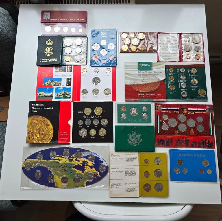 image for Various Collection World Coin Sets Each for £15/£20/£25