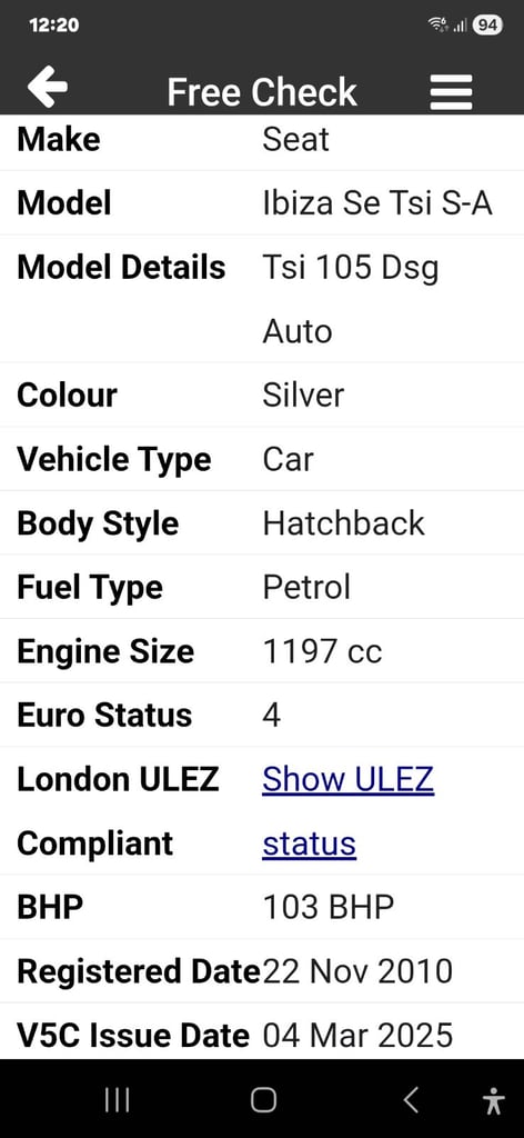 Seat ibiza Automatic 