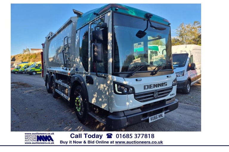 2016 Dennis Elite 6X2 AUTO 26TON MID STEER OLYMPUS BODY REFUSE C/W BIN LIFT (EURO 6) NA Diesel Au...