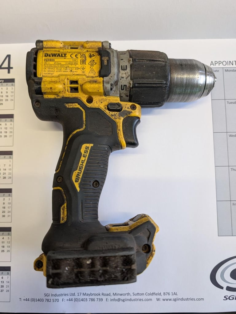 image for 🔧 FOR SALE: DeWalt DCD805 XR Brushless Combi Drill 🔧