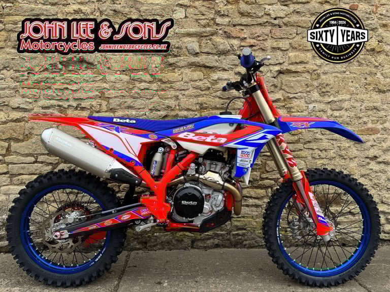 Beta RX450 4T Motocross Bike, 2024 Model, 3.4 Hours, Totally Immaculate 