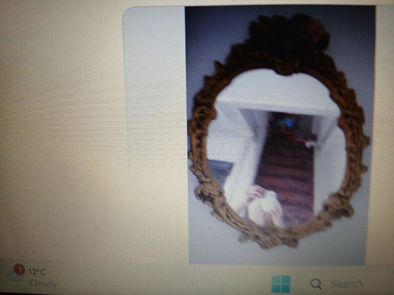 image for A large Antique Decorative Style Mirror