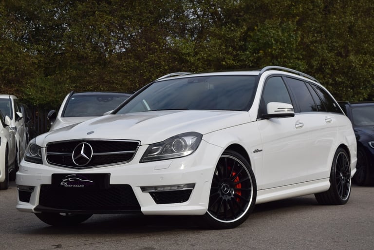 2012 MERCEDES BENZ C63 AMG 6.2 V8 ESTATE PERFORMANCE PACK PLUS AMG MEDIA RARE!