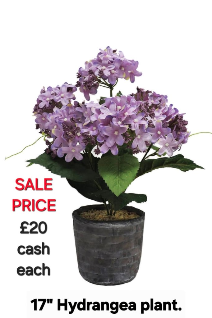 image for Artificial Hydrangea plants