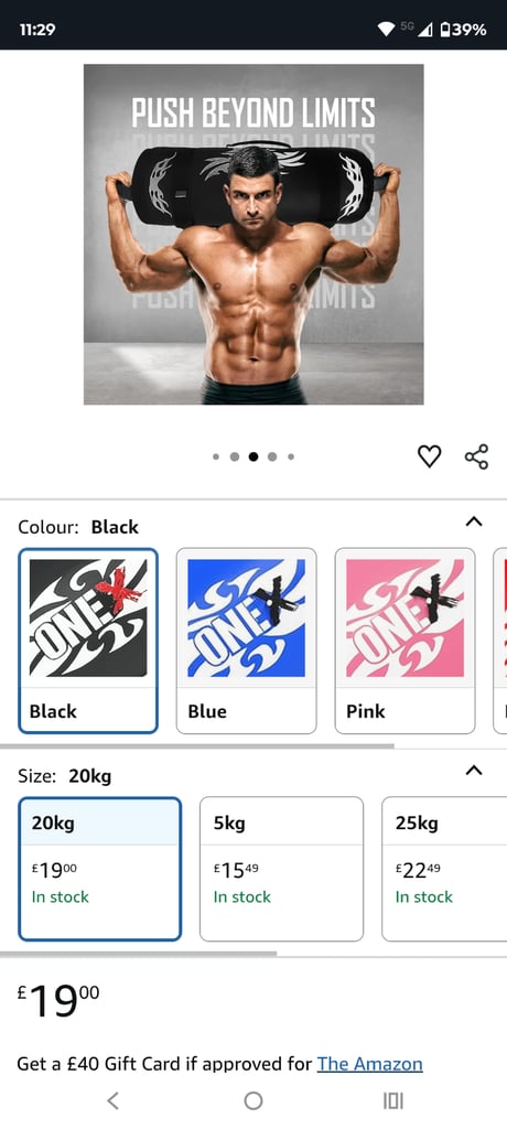 Brand new 20kg power bag 