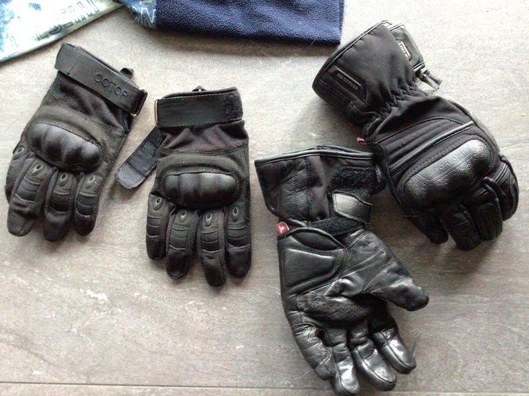 MOTORBIKE ACCESSORIES, NECK GAITER POLARTEC, OXFORD HEXHAM LEATHER GLOVES, COTOP GLOVES