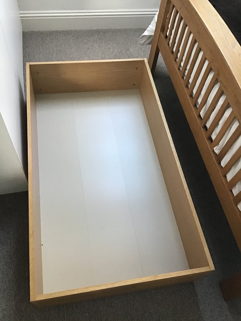 Wooden under bed storage drawer