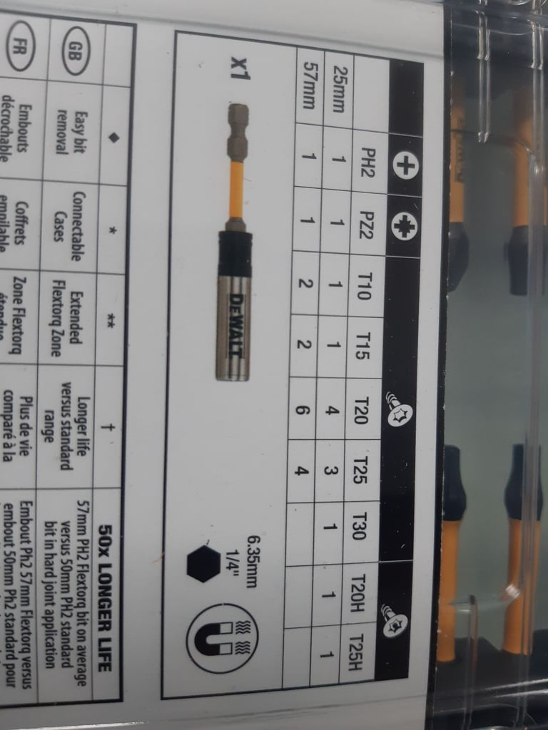 Dewalt DT70738T 31 piece impact driver set BNIB