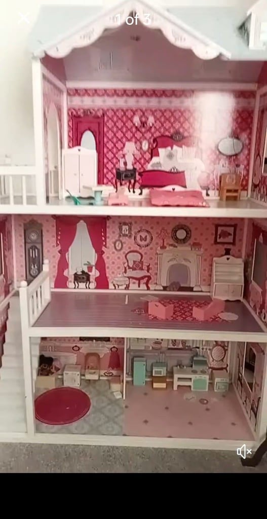 Dolls house, big, wooden, good condition