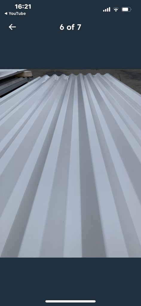 Box profile roofing sheets