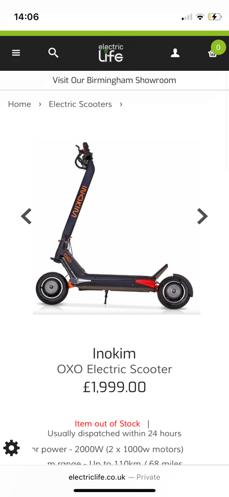 E scooter ino kim oxo 