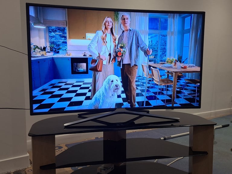49 inch Samsung Television Smart TV 4K A TV Stand for the television is an additional option 
