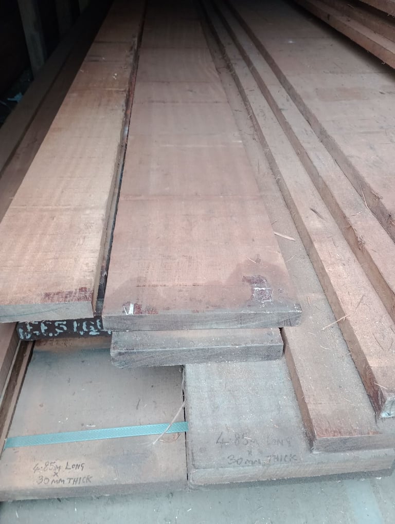 Sapele hardwood kiln dried fsc timber boards 