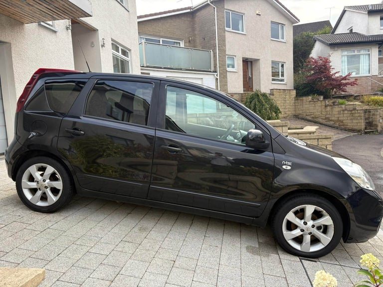 2009 Nissan Note 1.4 N-Tec 5dr – 72,000 miles – Black – Manual