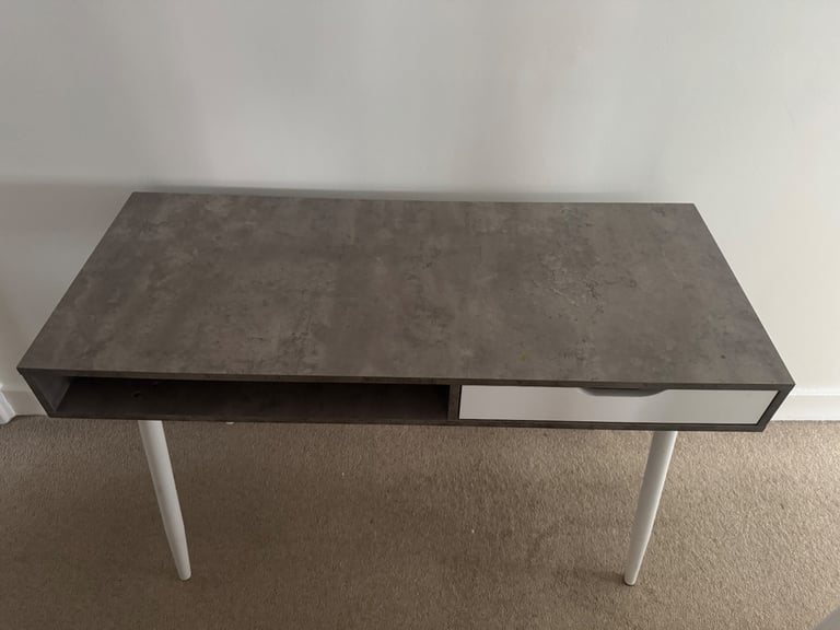 Grey and White Argos Desk 